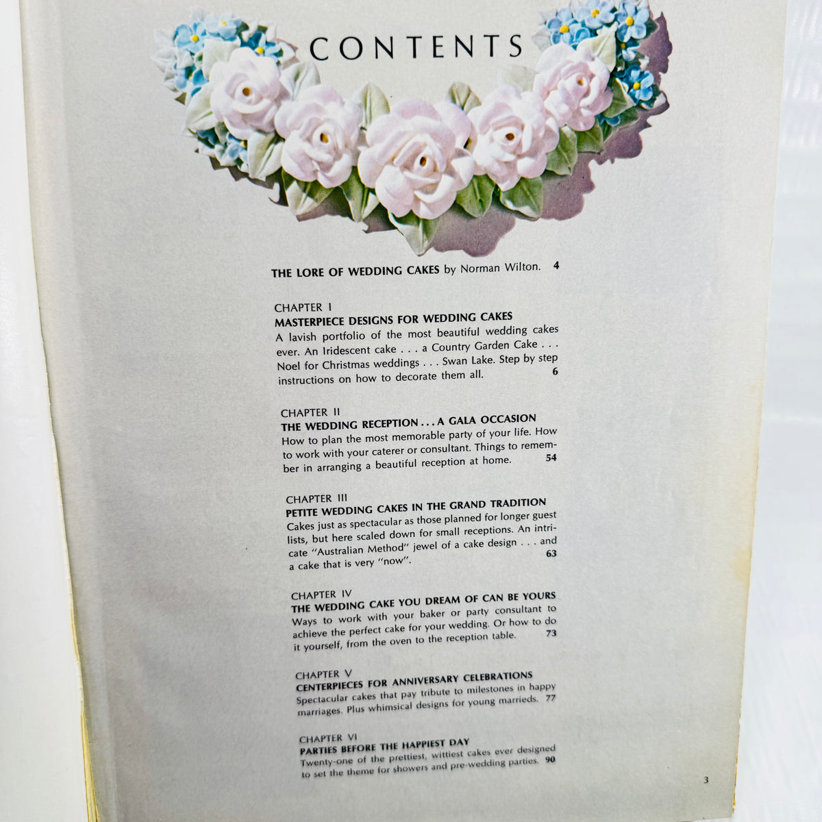 The Wilton Book of Wedding Cakes 1971 Hardcover Cake Decorating Book