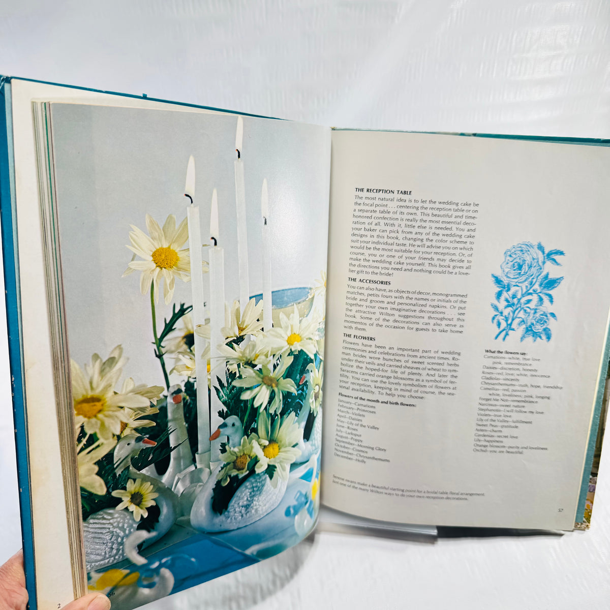 The Wilton Book of Wedding Cakes 1971 Hardcover Cake Decorating Book