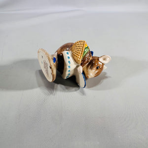 Beatrix Potter Appley Dapply Mouse Figurine • 1971 Beswick England • 3" Vintage Hand Painted Ceramic • Storybook Nursery & Collector Gift