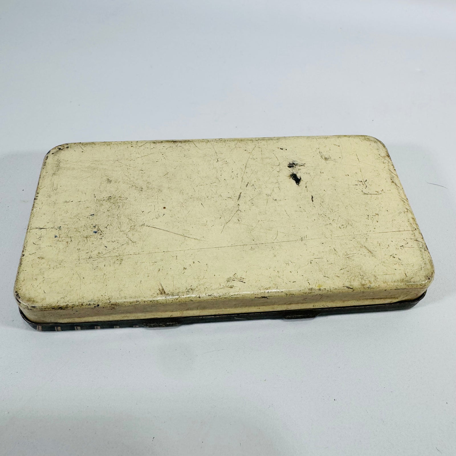 Vintage Cotton Applicator Tin Sentinel Sterilized Cotton Applicators Medical Tin