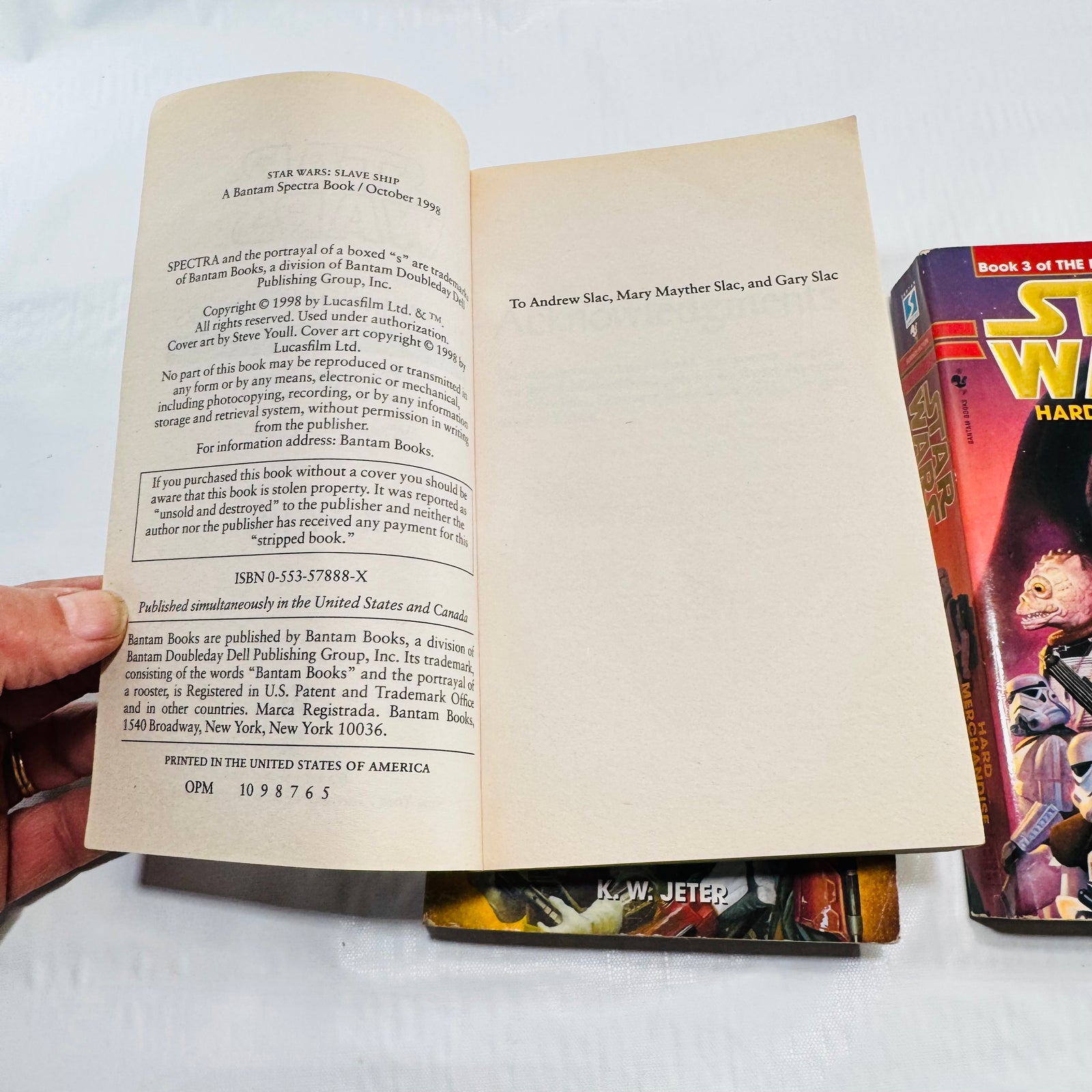 Star Wars The Bounty Hunter Wars Trilogy K. W. Jeter Paperback Lot