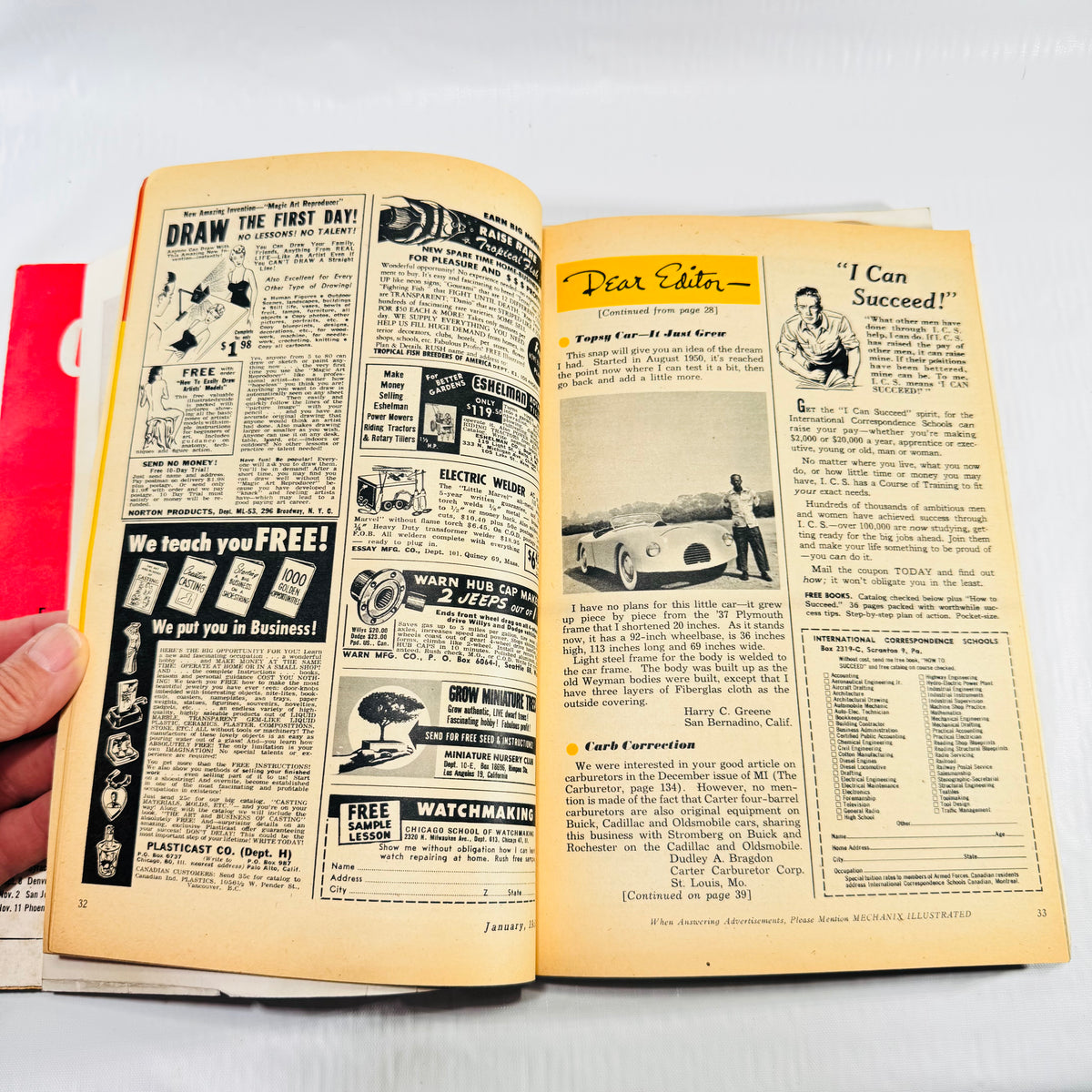 Mechanix Illustrated January April 1953 with Popular Science Monthly Lot
