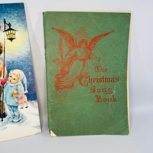 Vintage Christmas Song Books Set of 2 Christmas Carols Booklet and 1929 Christmas Song Book