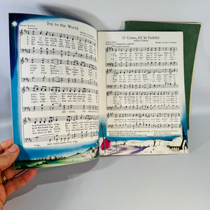 Vintage Christmas Song Books Set of 2 Christmas Carols Booklet and 1929 Christmas Song Book