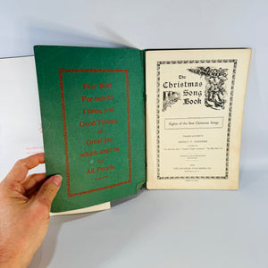 Vintage Christmas Song Books Set of 2 Christmas Carols Booklet and 1929 Christmas Song Book