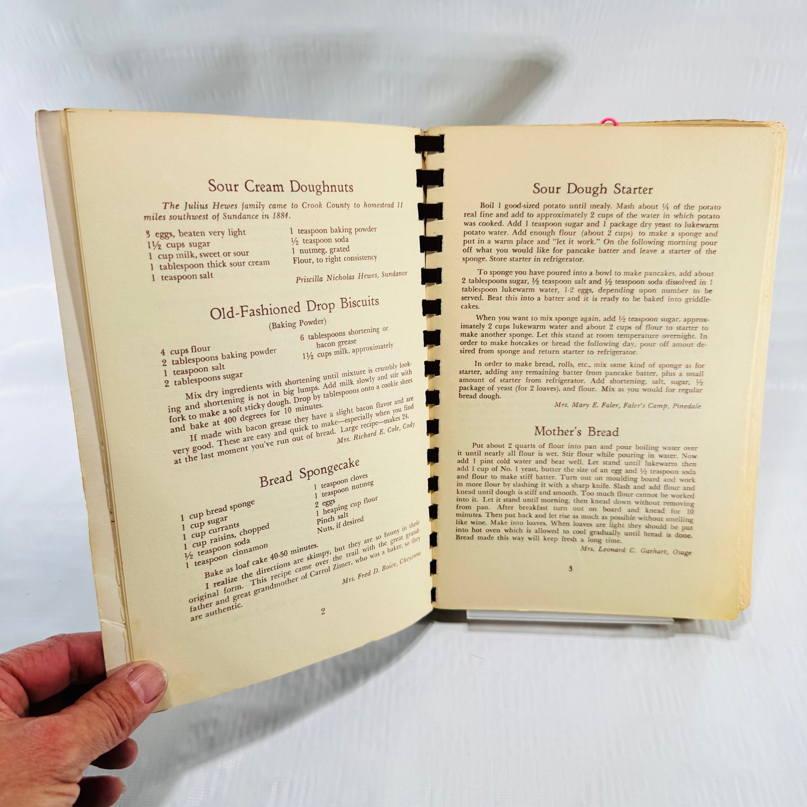 Cooking in Wyoming 1969 Third Edition Woman's Suffrage Centennial Cookbook