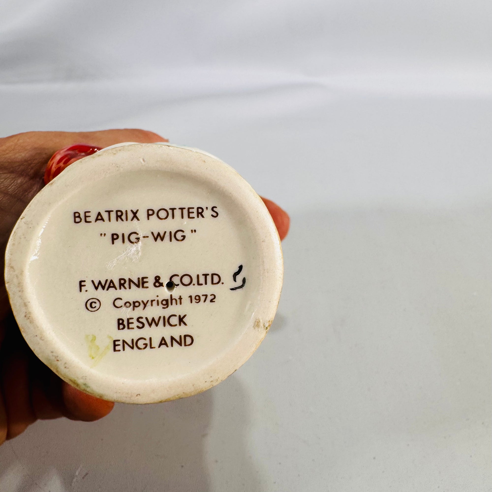 Beatrix Potter Pig-Wig Figurine – Beswick 1972 | Vintage Collectible