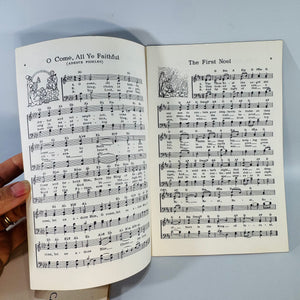 Vintage Christmas Carol Booklets Set of 2 Firestone and Eaton Promotional Holiday Song Books