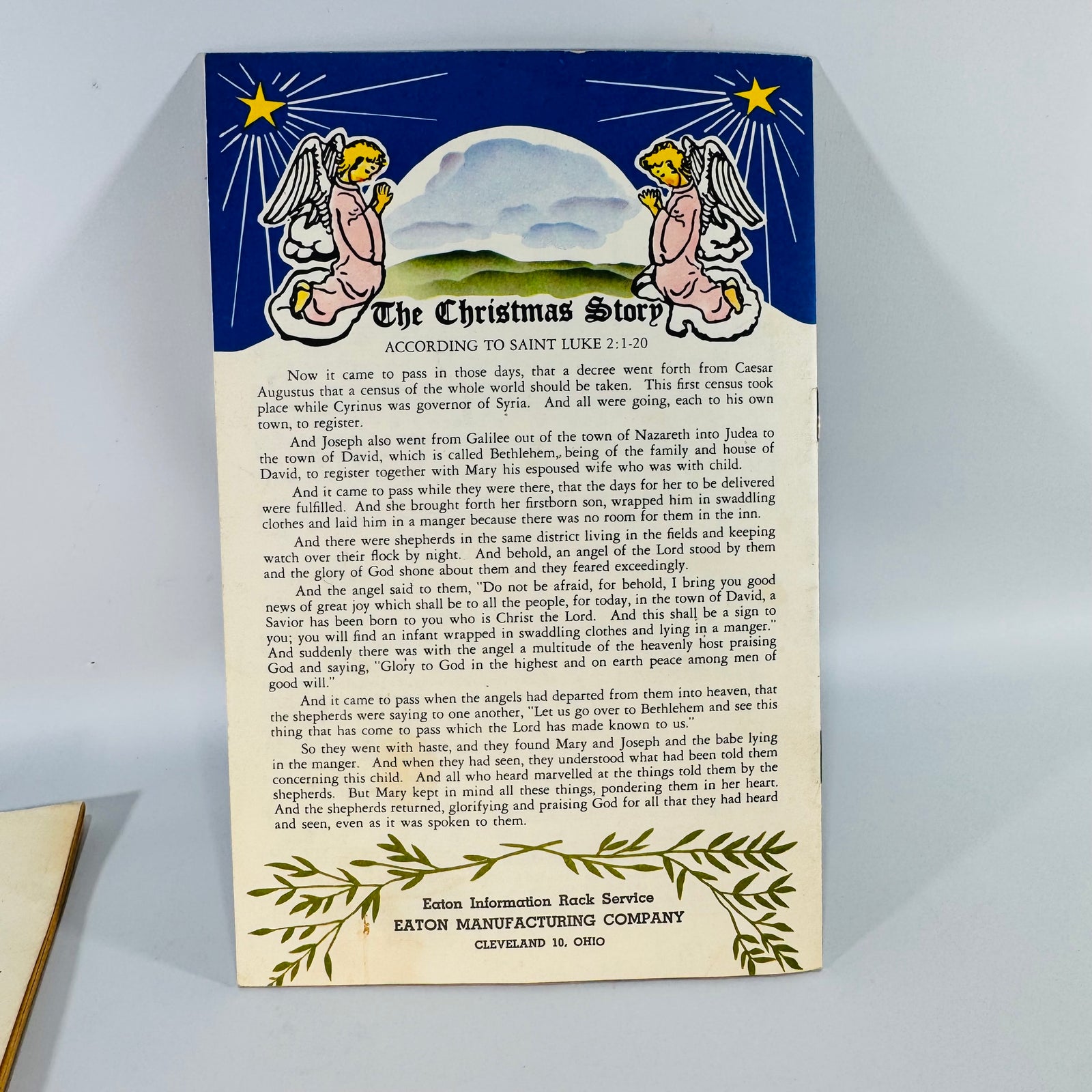 Vintage Christmas Carol Booklets Set of 2 Firestone and Eaton Promotional Holiday Song Books