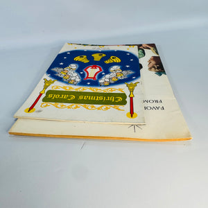 Vintage Christmas Carol Booklets Set of 2 Firestone and Eaton Promotional Holiday Song Books