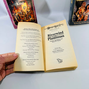 Dragonlance Preludes II Paperback Set Riverwind the Plainsman Flint the King Tanis the Shadow Years