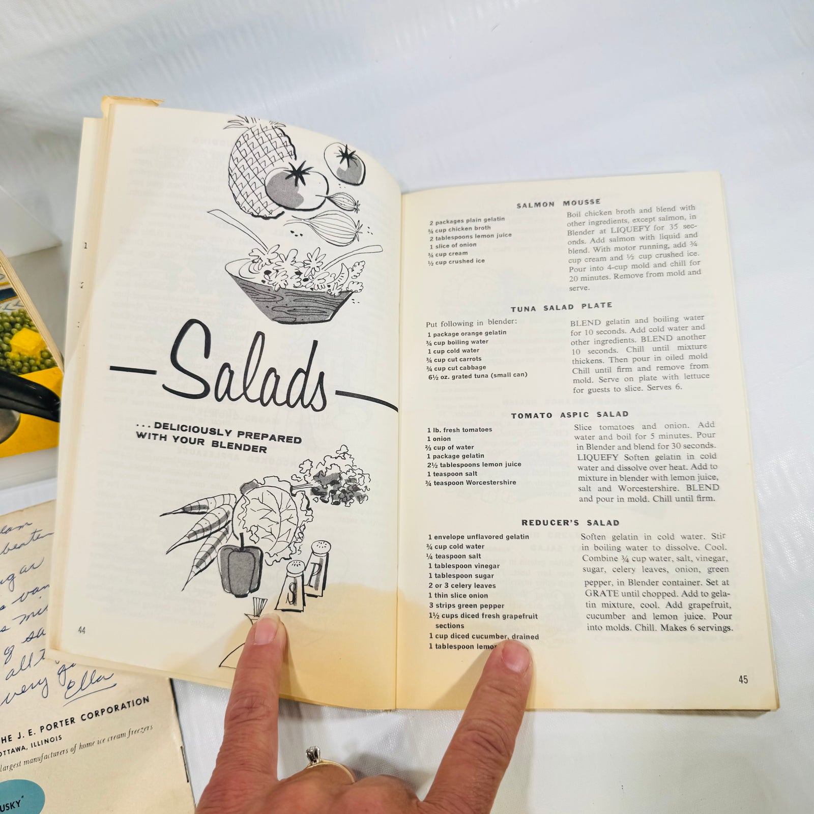 MIRRO-MATIC Pressure Pan Recipes 1947 Pamphlet Bundle, IONA Blender, Husky Ice Cream, Confetti Imps