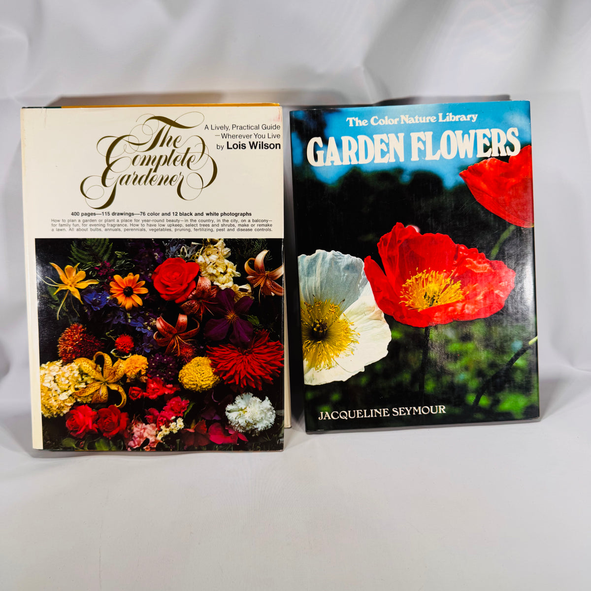 Vintage Gardening Book Bundle (1972 &amp; 1978) — Lois Wilson &amp; Jacqueline Seymour | Illustrated Hardcovers, Horticulture / Gardening