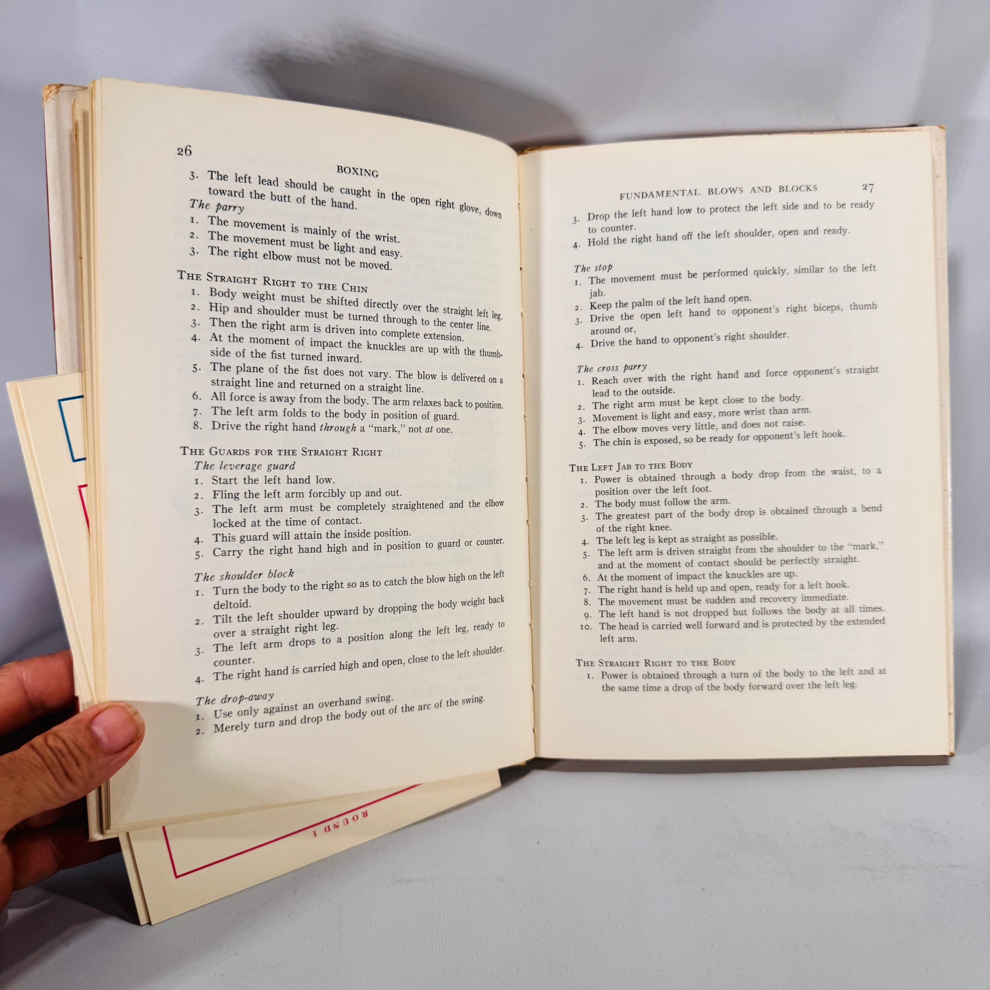Boxing (Barnes Sports Library, 1940 copyright) — Edwin L. Haislet | Dust Jacket, Coach-Inscribed, Sports Instruction