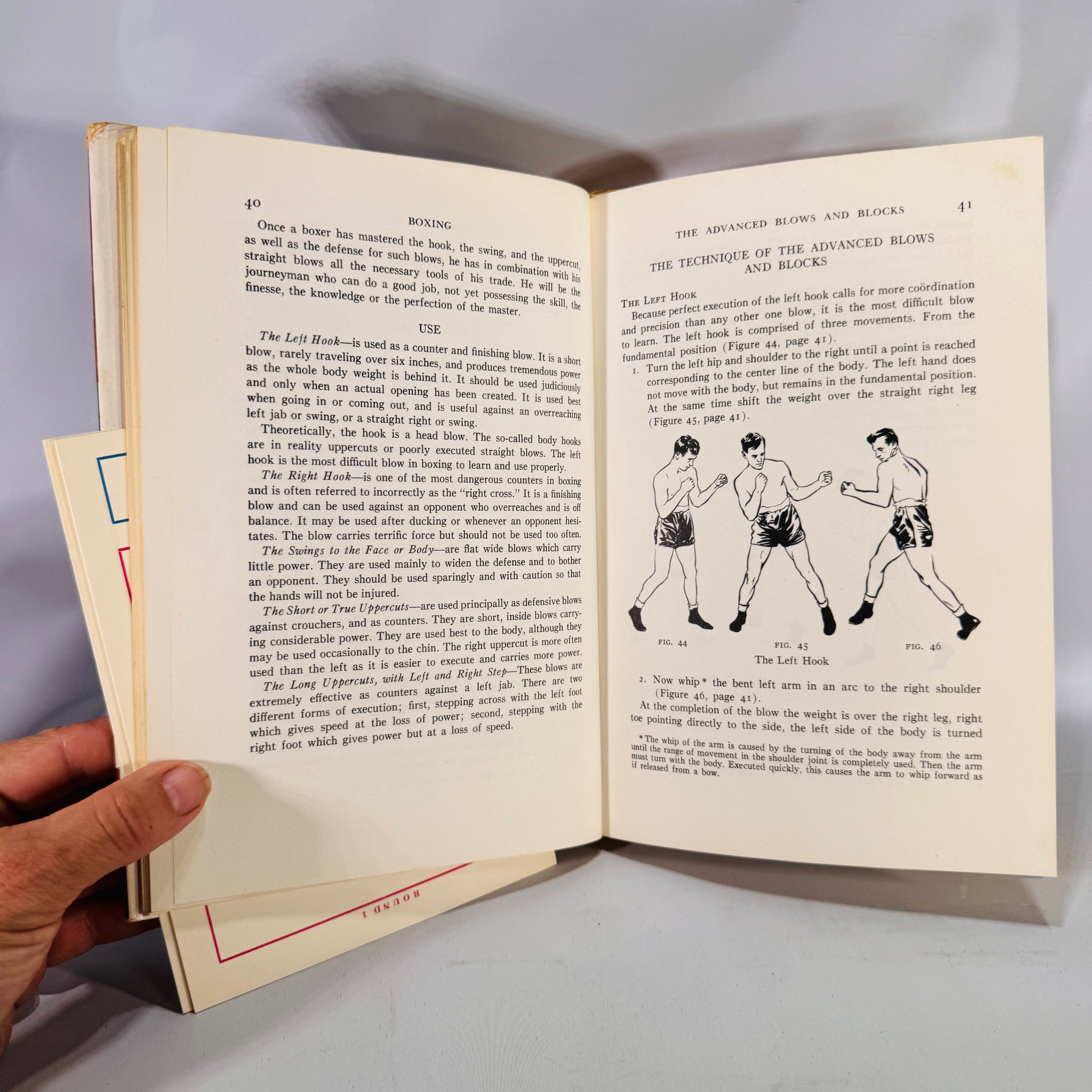 Boxing (Barnes Sports Library, 1940 copyright) — Edwin L. Haislet | Dust Jacket, Coach-Inscribed, Sports Instruction