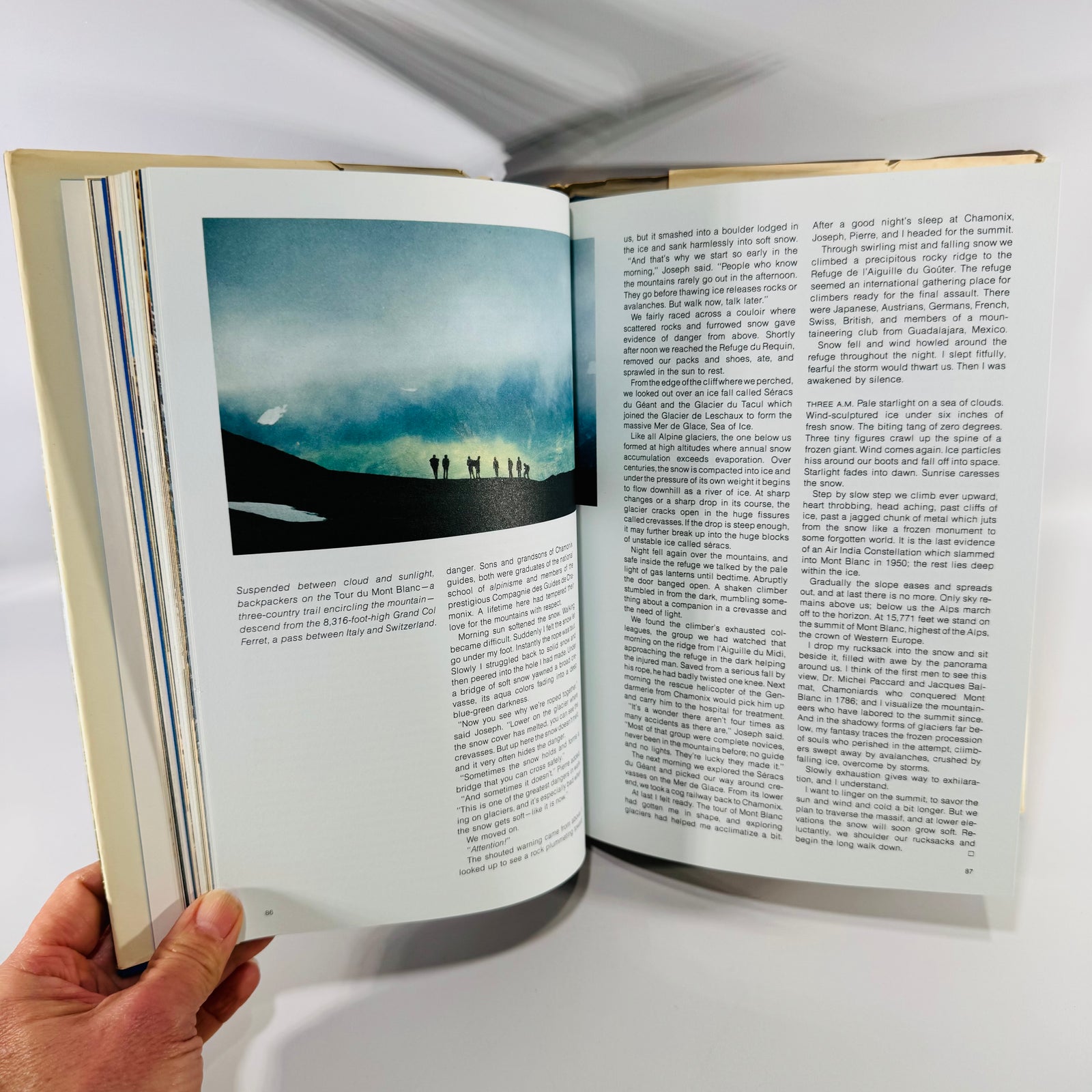National Geographic Alps Book Vintage 1973 Hardcover Travel Photography Book