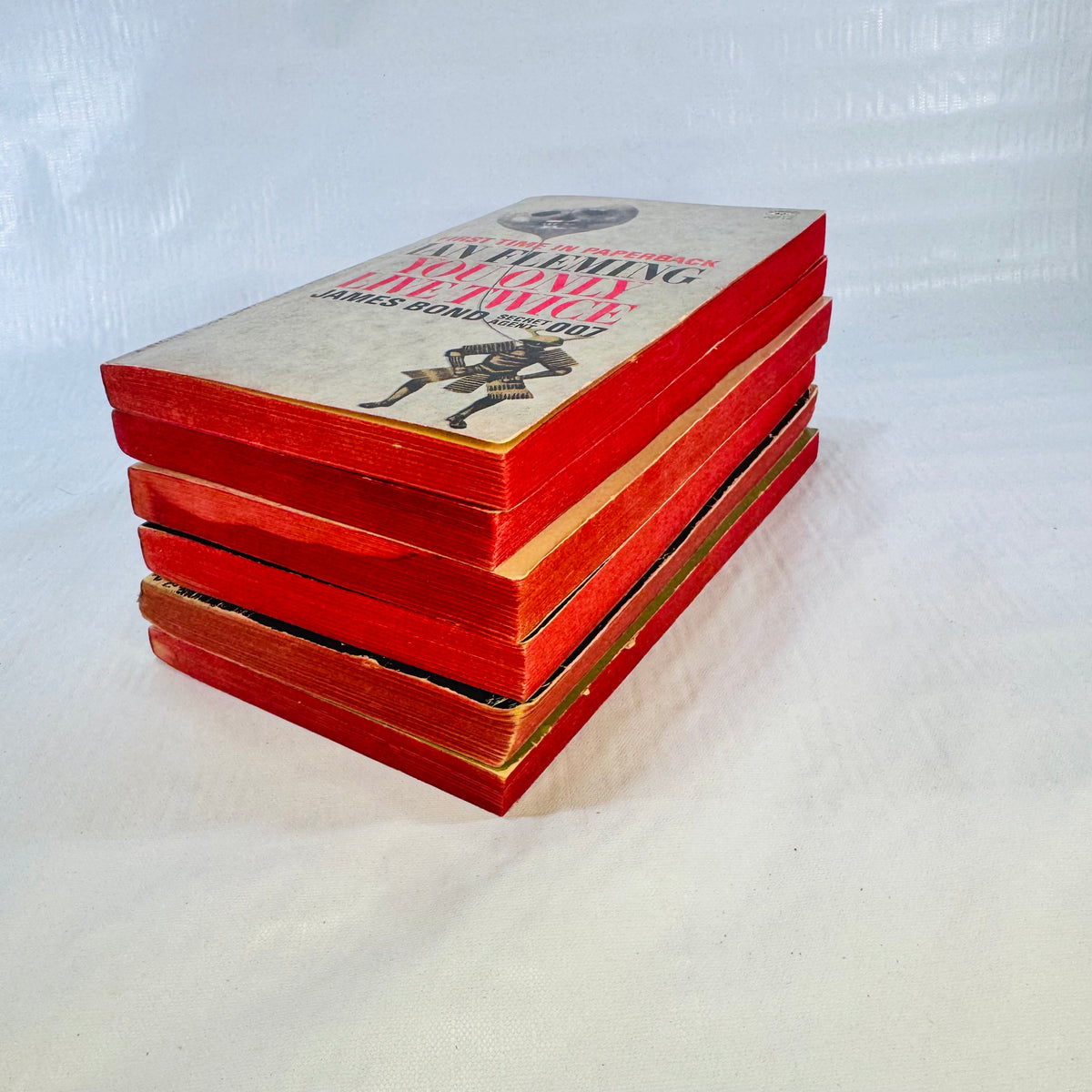 Ian Fleming James Bond Signet Paperback Lot, 6 Vintage 1960s 007 Novels