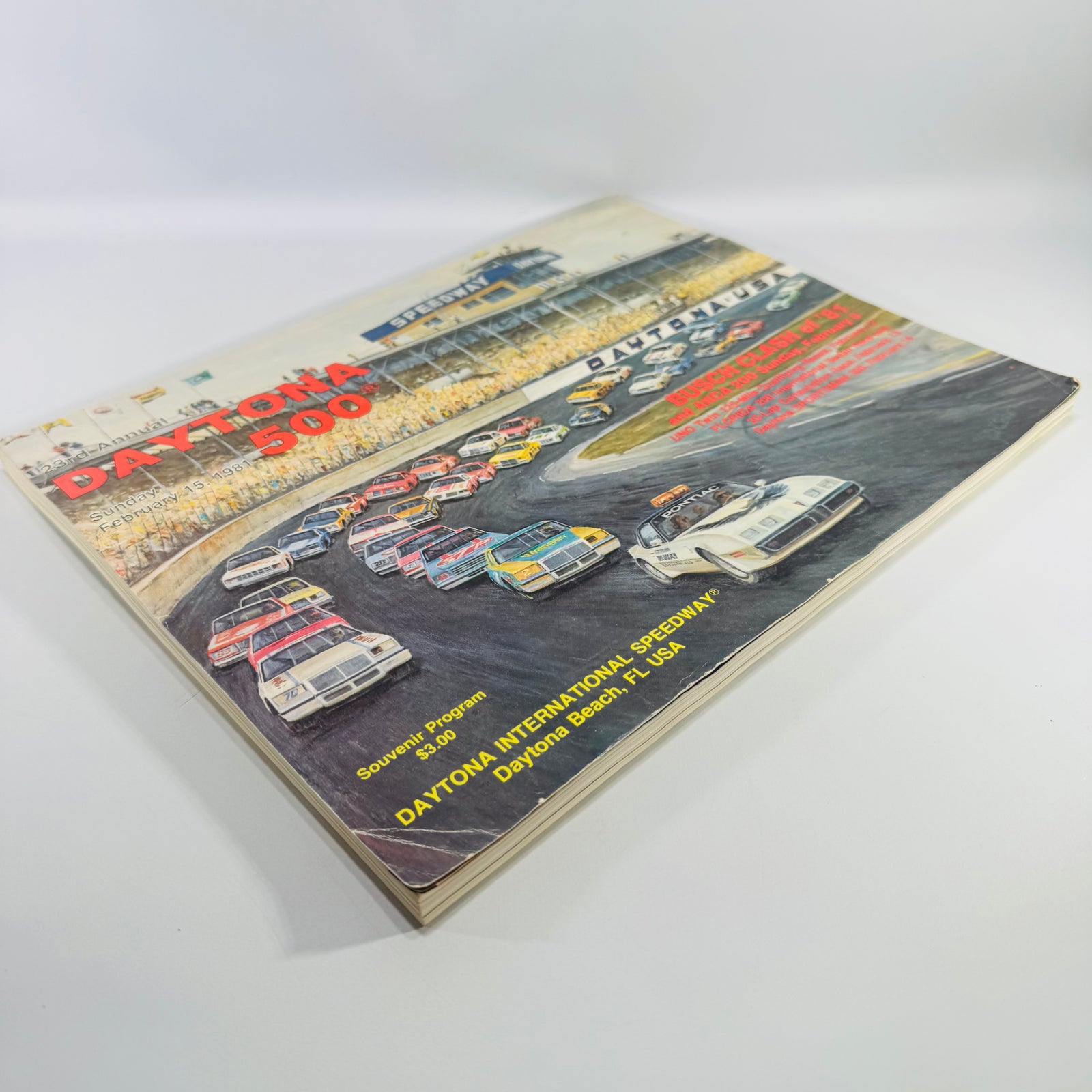 1981 Daytona 500 Souvenir Program NASCAR Race Program Daytona International Speedway