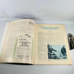 Snow-Mobile Times February 1970 Magazine Bundle with Arctic Cat Snow Mobile Patch