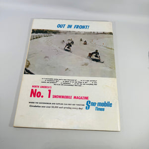Snow-Mobile Times February 1970 Magazine Bundle with Arctic Cat Snow Mobile Patch