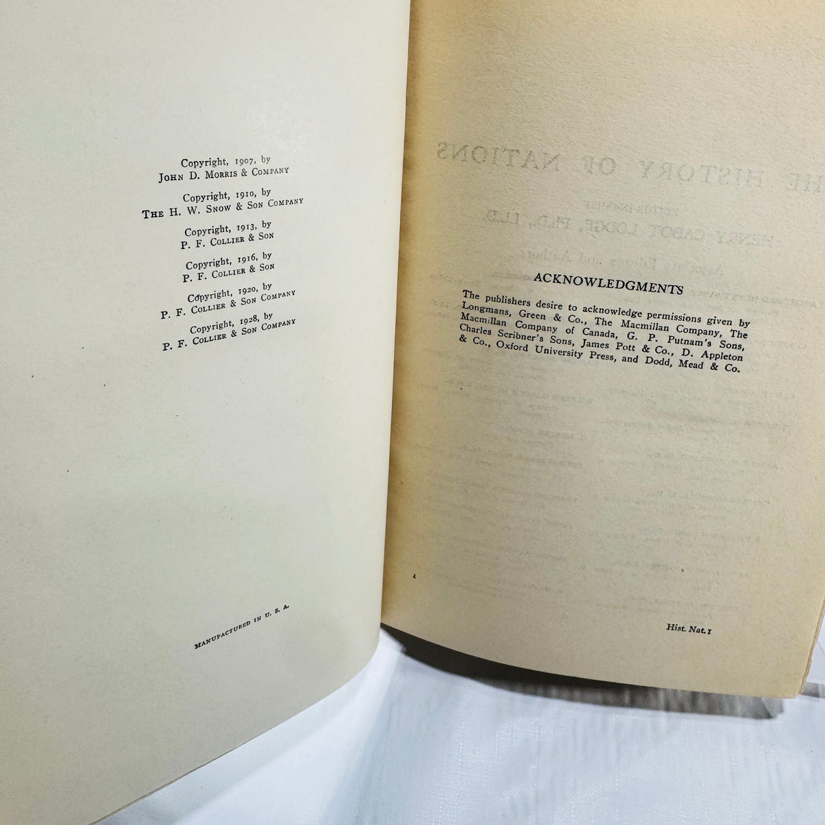 The History of Nations 1928 Memorial Edition Volumes 1 to 3 Ancient Empires Greece Rome