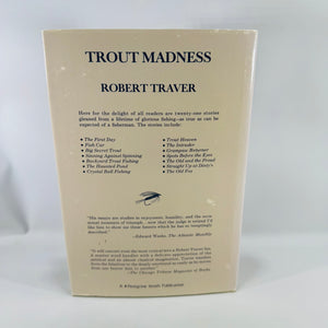 Trout Madness by Robert Traver 1984 Hardcover with Dust Jacket Fishing Essays Reprint