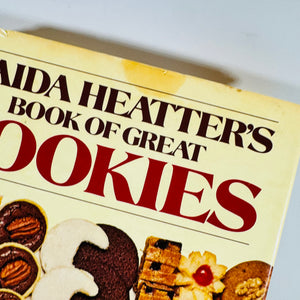 Maida Heatter’s Book of Great Cookies 1977 Hardcover with Dust Jacket Vintage Cookie Cookbook