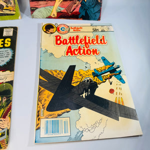 Vintage Charlton War Comics Bundle Marine War Heroes War Heroes Battlefield Action 1966 1967 1981