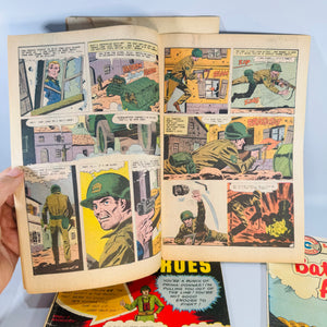 Vintage Charlton War Comics Bundle Marine War Heroes War Heroes Battlefield Action 1966 1967 1981