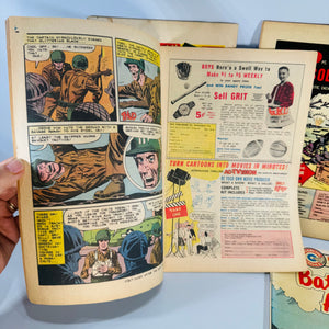 Vintage Charlton War Comics Bundle Marine War Heroes War Heroes Battlefield Action 1966 1967 1981
