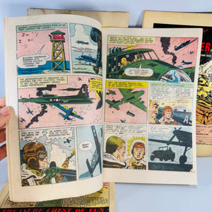 Vintage Charlton War Comics Bundle Marine War Heroes War Heroes Battlefield Action 1966 1967 1981