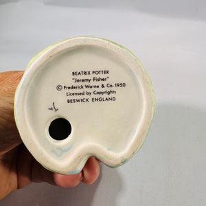 Beswick Beatrix Potter “Jeremy Fisher” Figurine – 1950 Mark