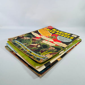 Vintage Charlton War Comics Bundle Marine War Heroes War Heroes Battlefield Action 1966 1967 1981