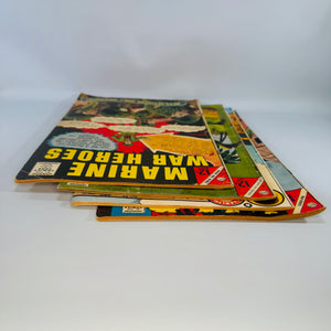 Vintage Charlton War Comics Bundle Marine War Heroes War Heroes Battlefield Action 1966 1967 1981