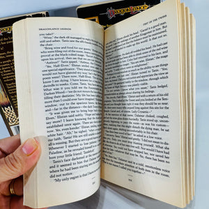 Dragonlance Legends Trilogy Bundle Margaret Weis Tracy Hickman Time War Test of the Twins Paperback Set