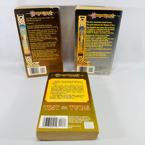 Dragonlance Legends Trilogy Bundle Margaret Weis Tracy Hickman Time War Test of the Twins Paperback Set