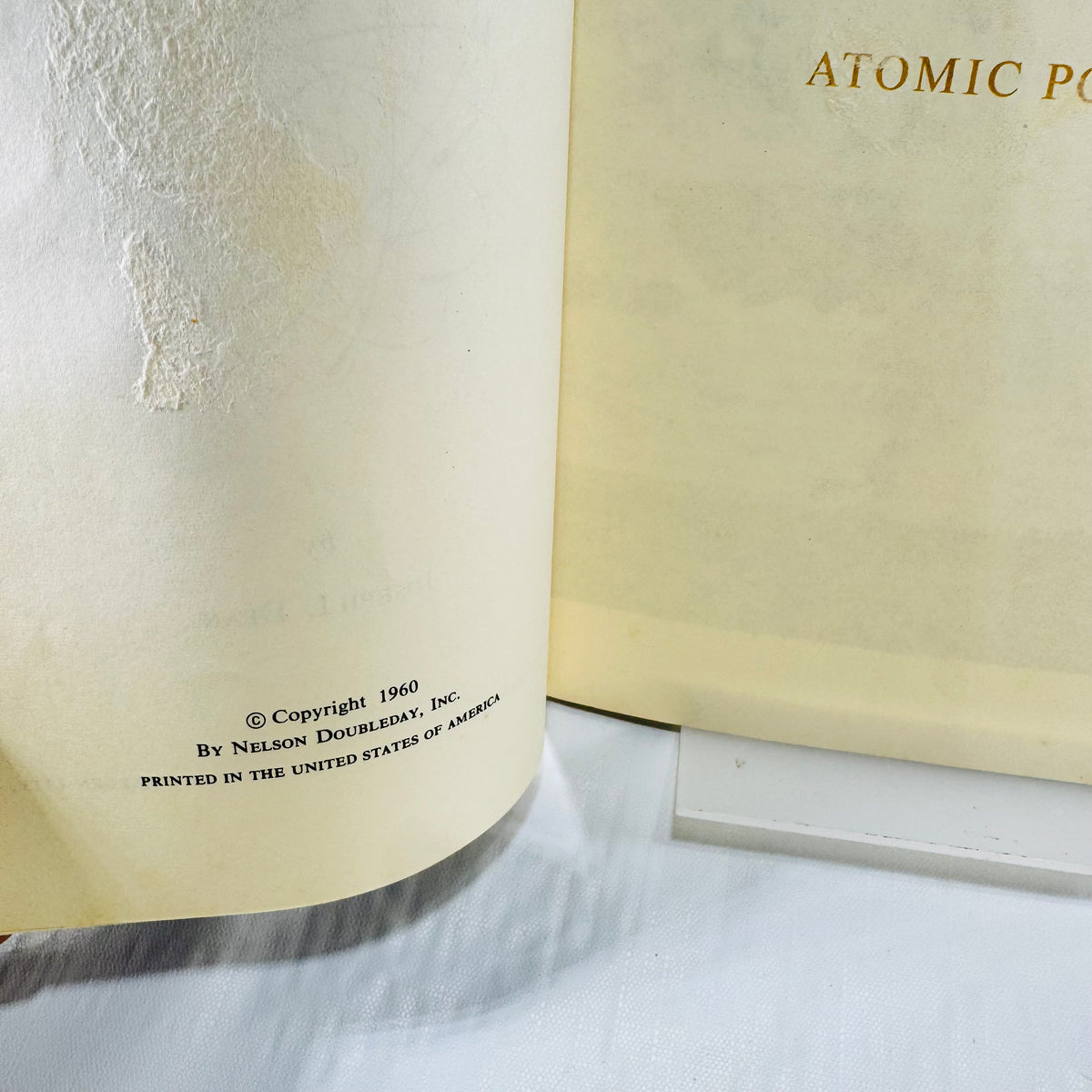 Atomic Power and The Earth Science Service 1960 Book Lot of 2