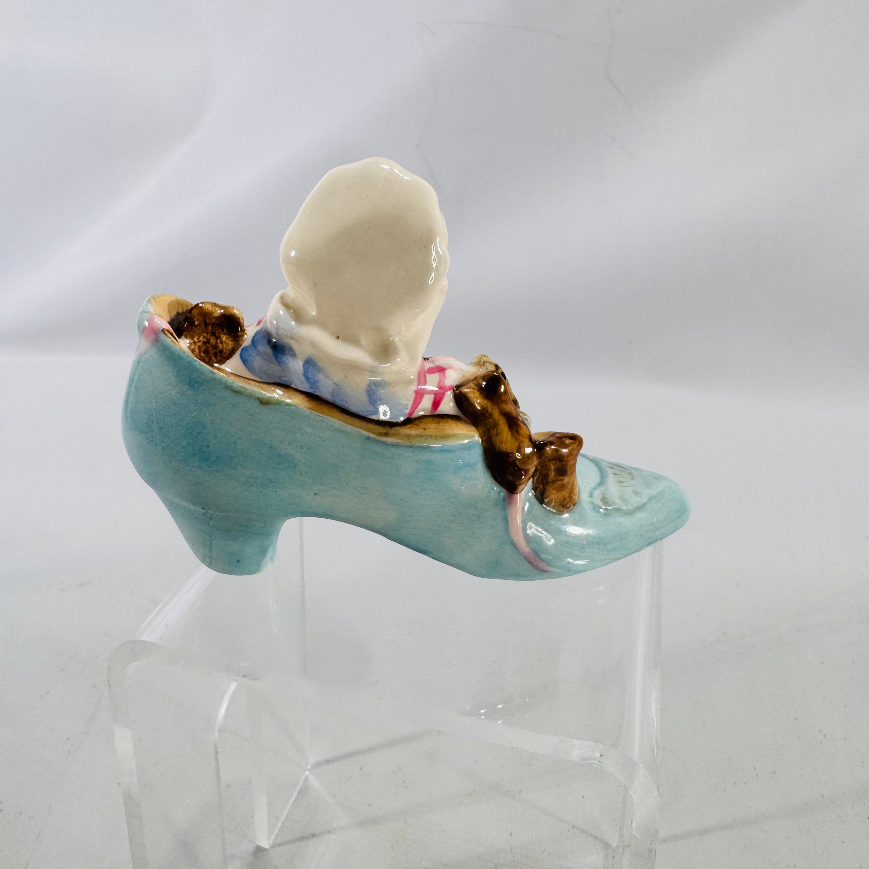 Beswick Beatrix Potter Figurine – Old Woman Who Lived in a Shoe