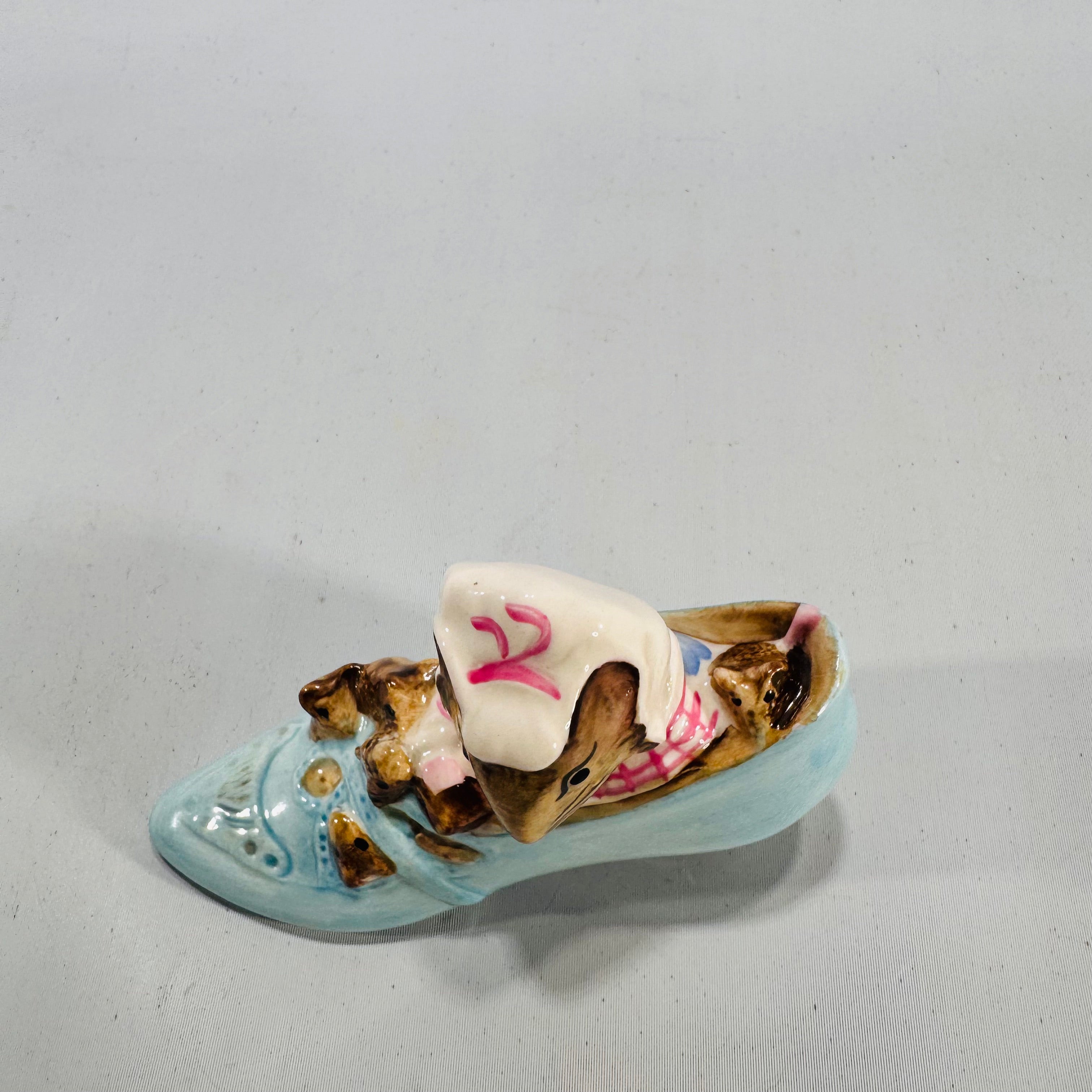 Beswick Beatrix Potter Figurine – Old Woman Who Lived in a Shoe