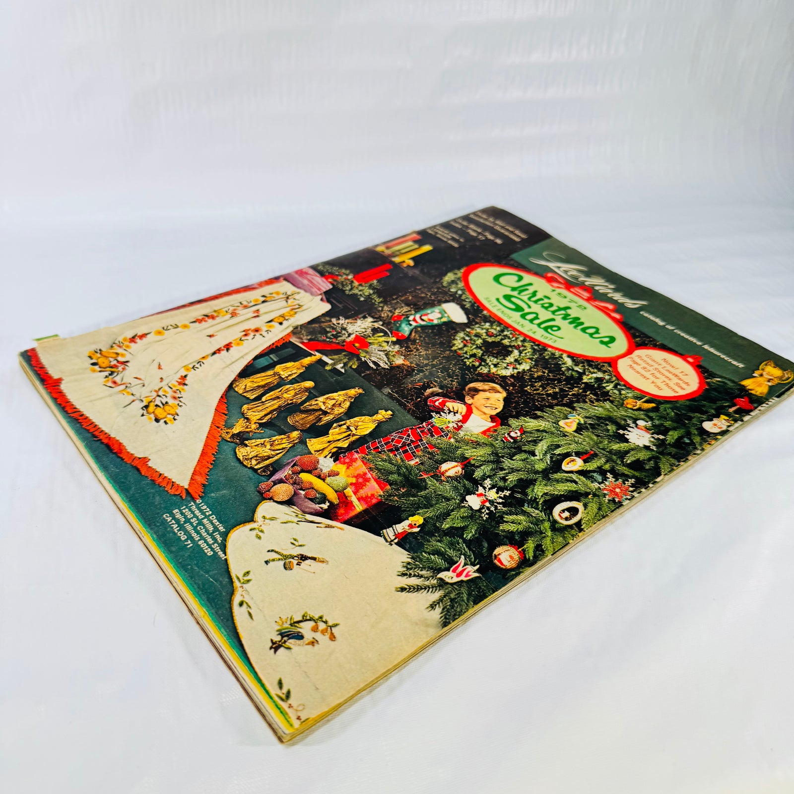LeeWards 1972 Christmas Sale Catalog Craft Needlework Holiday Mail Order