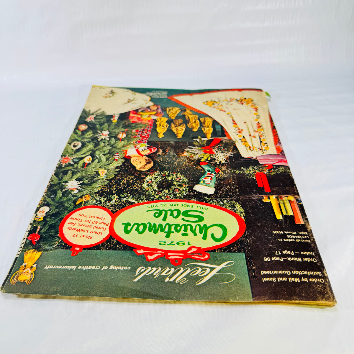 LeeWards 1972 Christmas Sale Catalog Craft Needlework Holiday Mail Order
