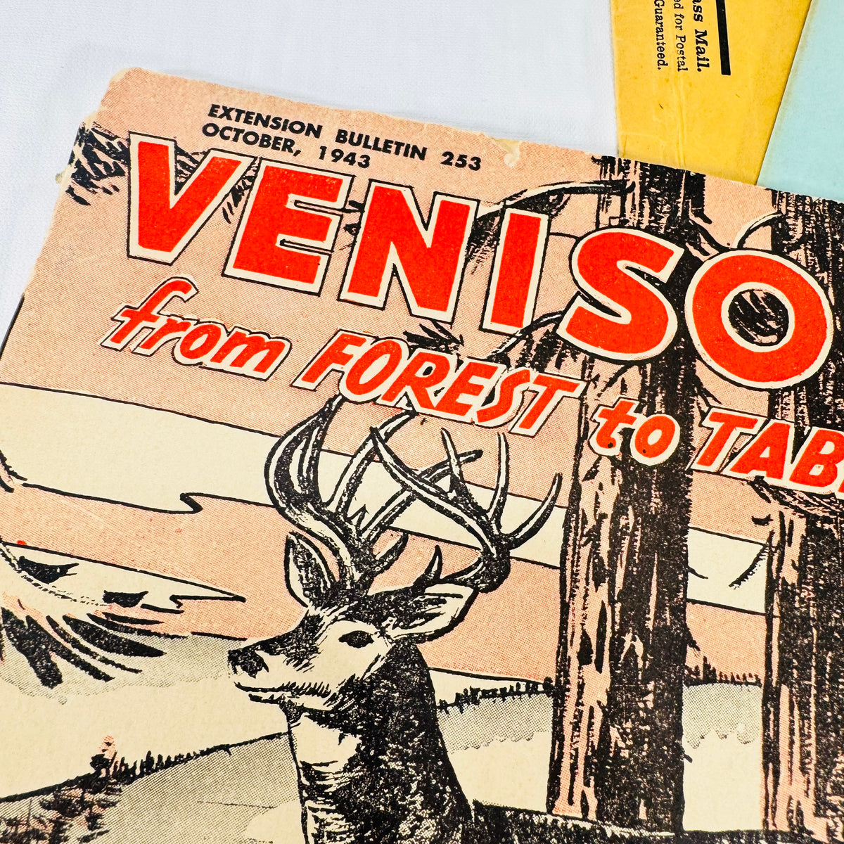 Venison from Forest to Table 1943 + Fine Cocktails Made Easy + Southern Comfort 32 Drinks Lot