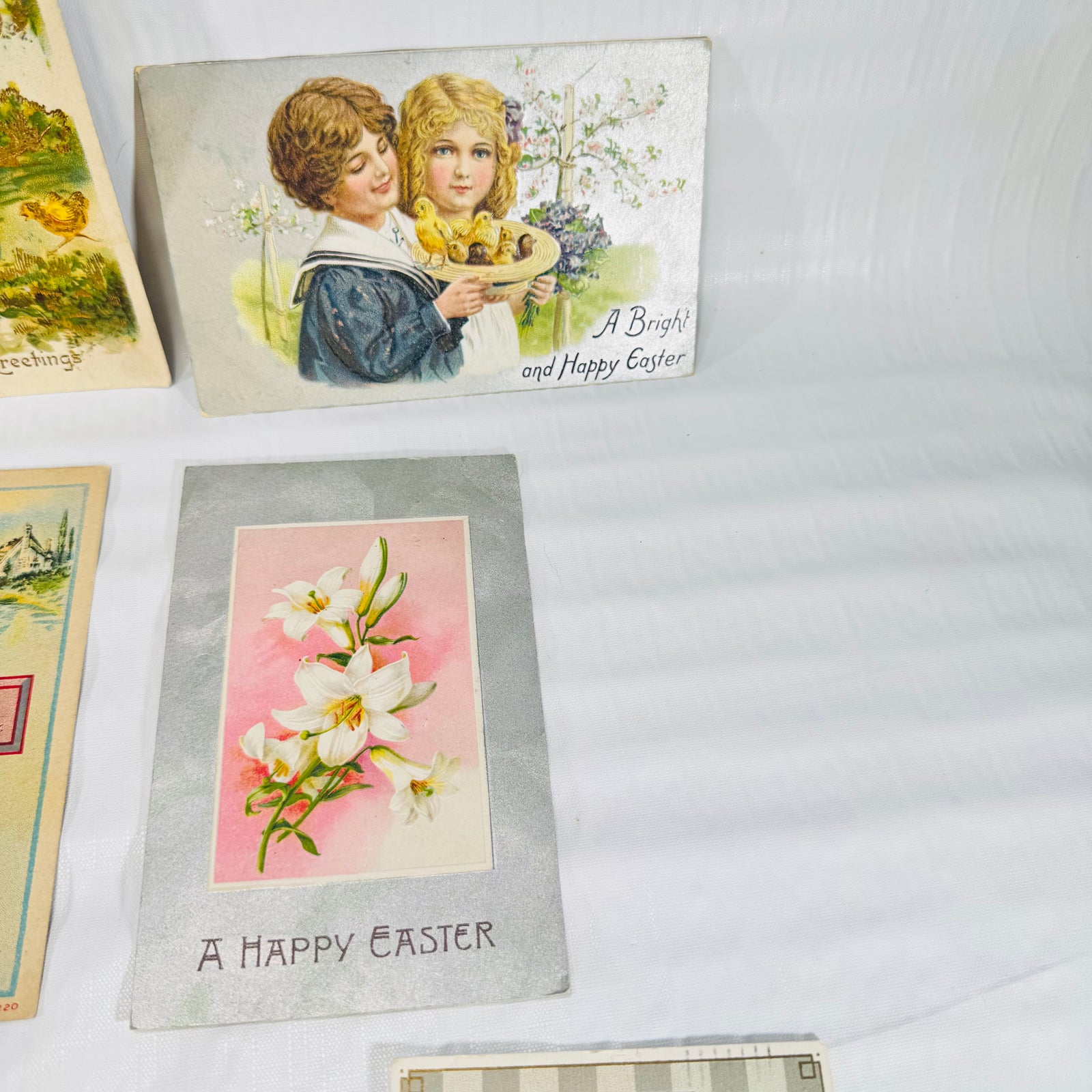 Antique Easter Postcard Lot of 9 Early 1900s Written and Posted