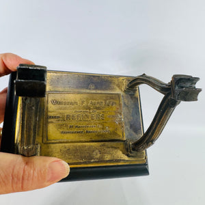 Vintage Liberty Bell Replica Advertising Piece William F Almy Co Providence RI