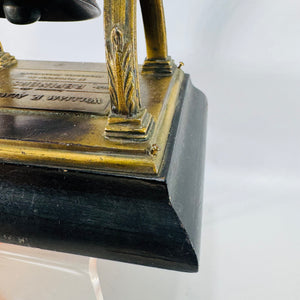 Vintage Liberty Bell Replica Advertising Piece William F Almy Co Providence RI