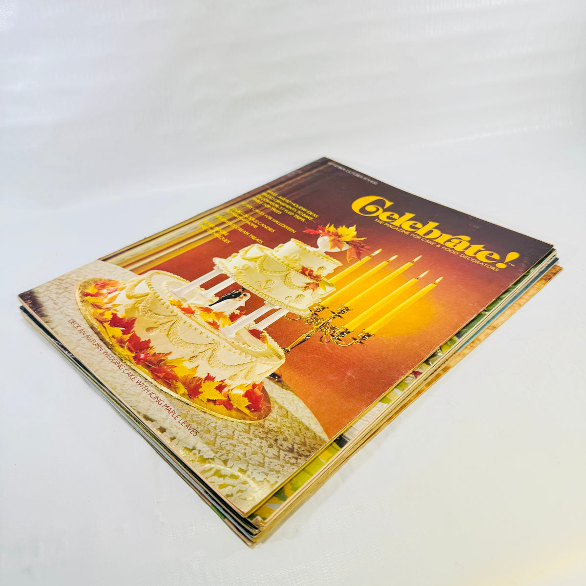 Wilton Celebrate! Magazine 1973 Lot of 5 Cake Decorating Holiday Issues