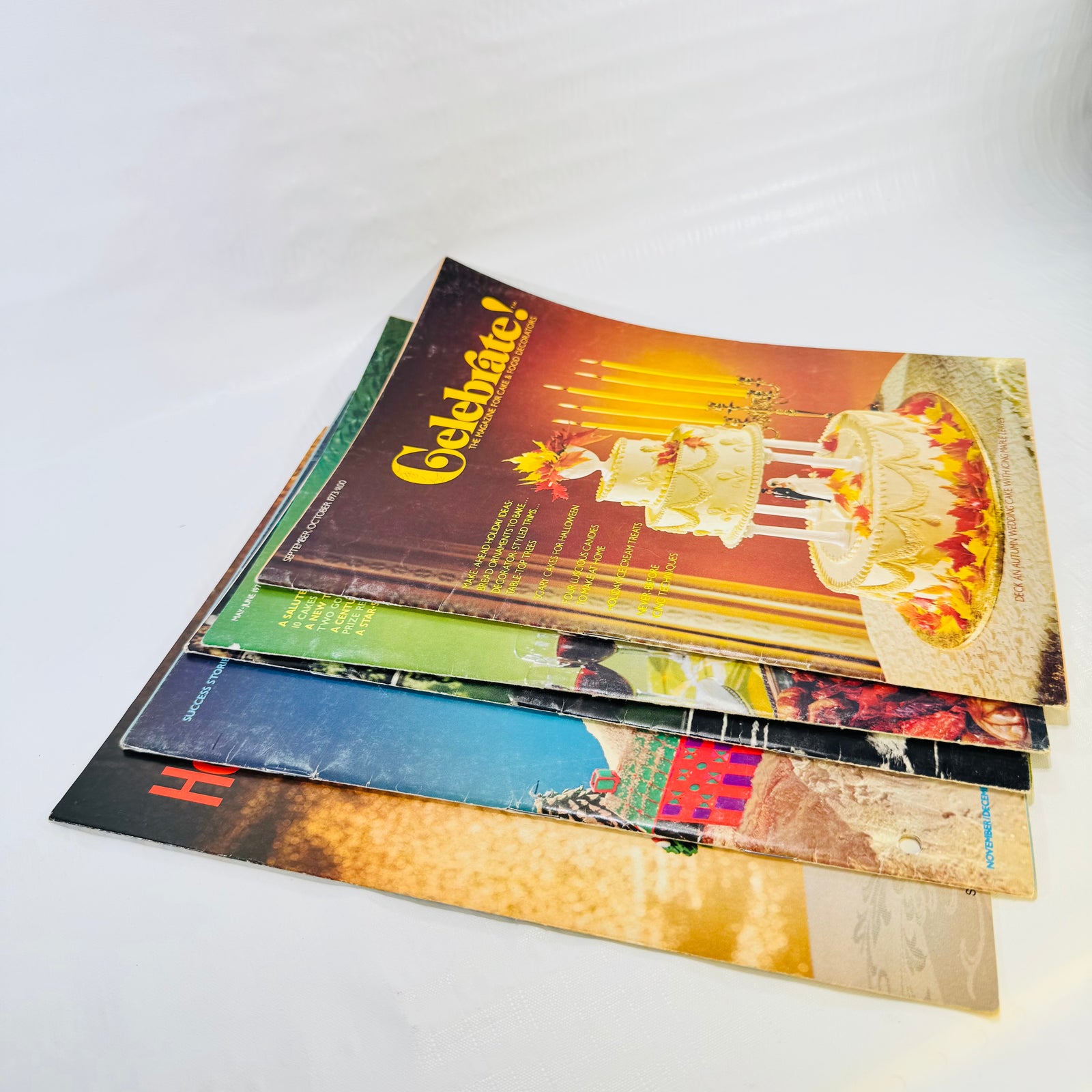 Wilton Celebrate! Magazine 1973 Lot of 5 Cake Decorating Holiday Issues