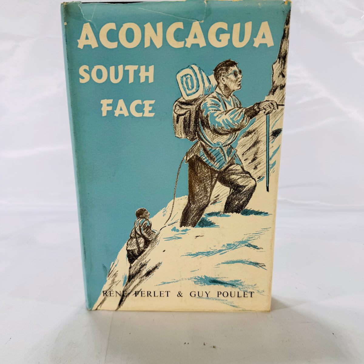 Aconcagua South Face by René Ferlet &amp; Guy Poulet (1956), Hardcover with Dust Jacket