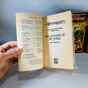 Dragonlance Paperback Set Dwarven Nations Trilogy Dan Parkinson 3 Volume TSR Fantasy Books