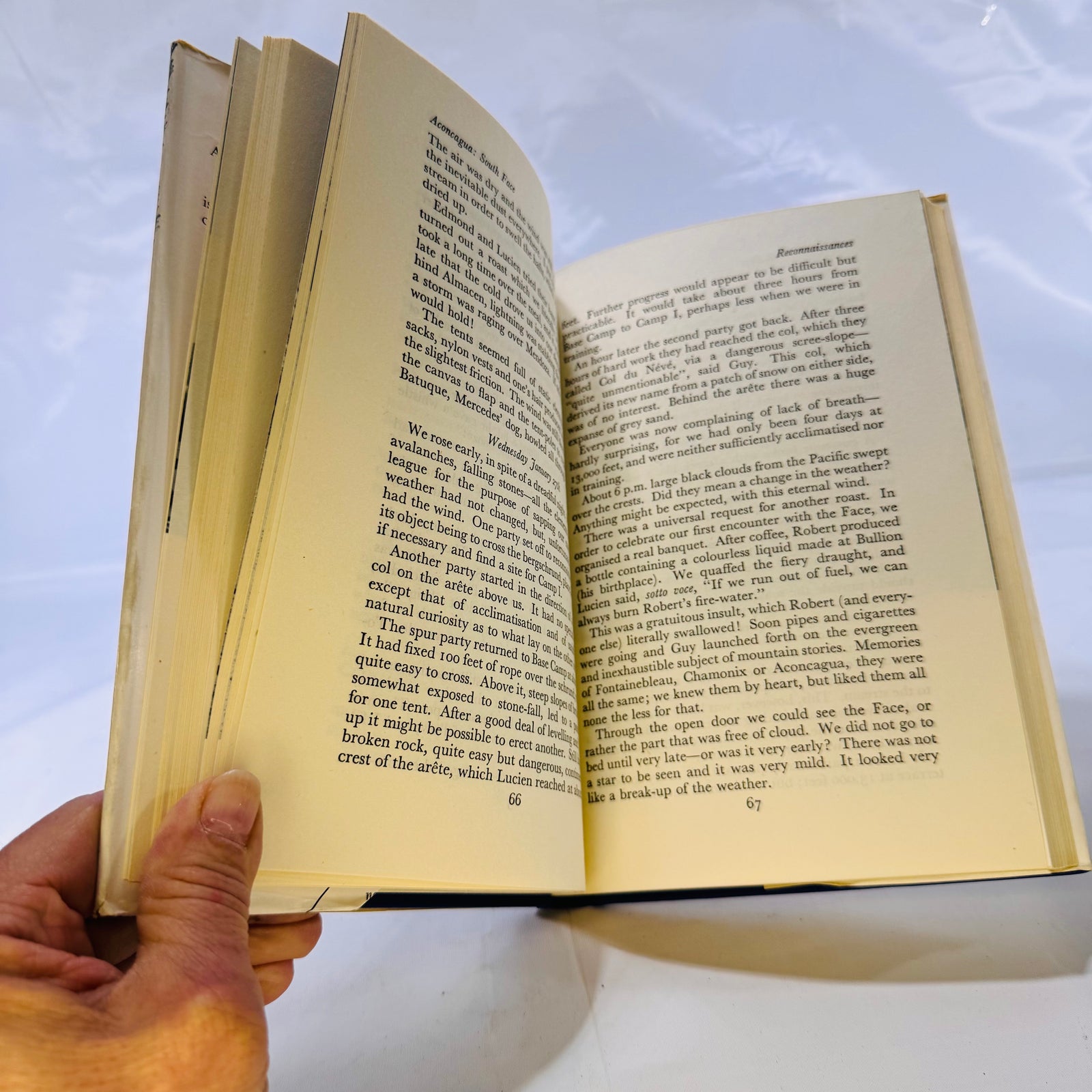 Aconcagua South Face by René Ferlet & Guy Poulet (1956), Hardcover with Dust Jacket